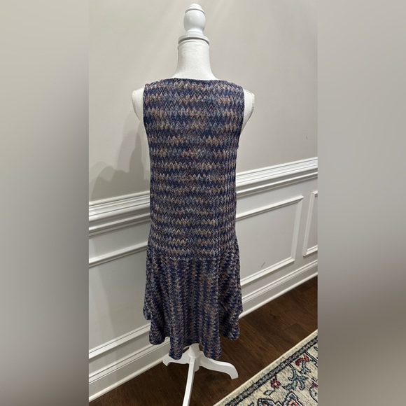 Maeve Anthropologie Westwater Knit Dress chevron sz S - Picture 5 of 10